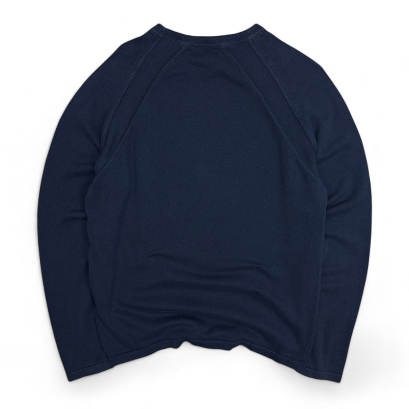 Yves Saint Laurent YSL Vintage Knit Sweater Navy - vintageconcierge