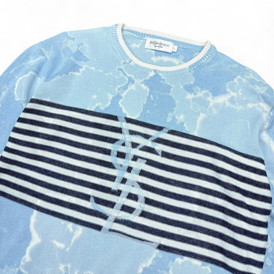 Yves Saint Laurent YSL Vintage Tie Dye Strickpullover - vintageconcierge