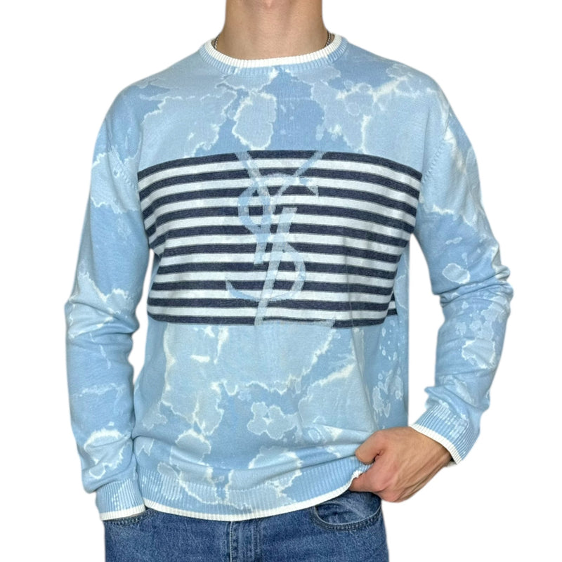 Yves Saint Laurent YSL Vintage Tie Dye Strickpullover - vintageconcierge
