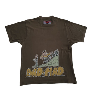 BAD+MAD Skate Hip-Hop T-Shirt Khaki Grün - vintageconcierge