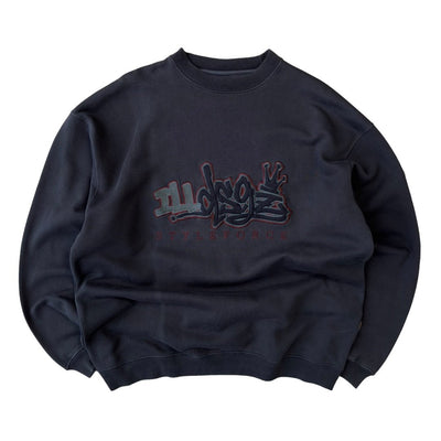 ILLMATIC Vintage Hip-Hop Sweater Schwarz - vintageconcierge