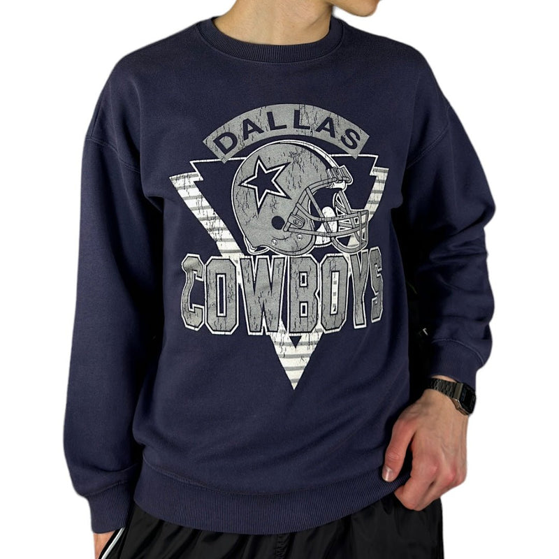 NFL Vintage Dallas Cowboys Sweater Navy - vintageconcierge