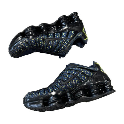 Nike Shox TL Mini Swoosh Black Obsidian Volt EU 40.5 / US 7.5 - vintageconcierge
