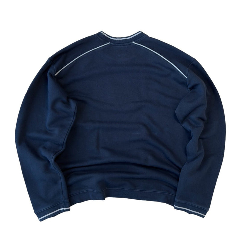 Nike Vintage Y2K Rare Sweater Navy - vintageconcierge