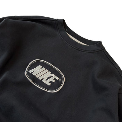Nike Vintage Y2K Rare Sweater Schwarz - vintageconcierge