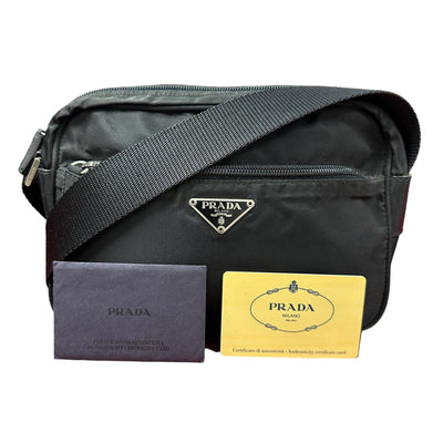 Prada Nylon Messenger Bag - vintageconcierge