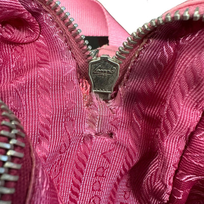 Prada Nylon Messenger Bag Pink - vintageconcierge