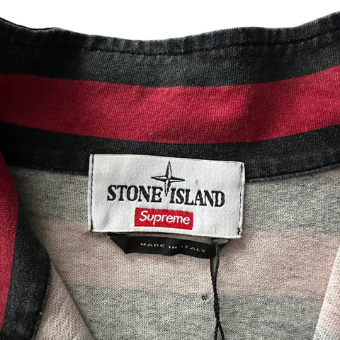 Supreme x Stone Island Quarter Zip Long Sleeve Top - vintageconcierge