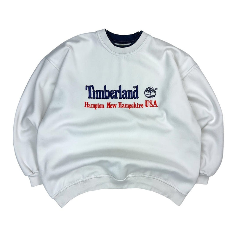 Timberland Vintage Y2K Sweater Weiß - vintageconcierge
