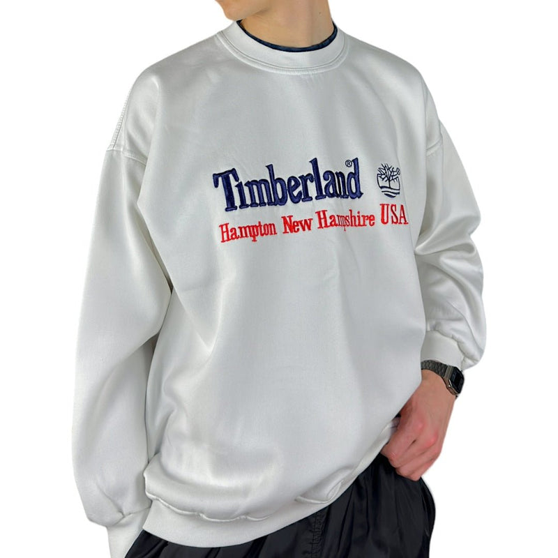 Timberland Vintage Y2K Sweater Weiß - vintageconcierge