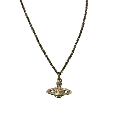 Vivienne Westwood Orb Necklace Gold - vintageconcierge