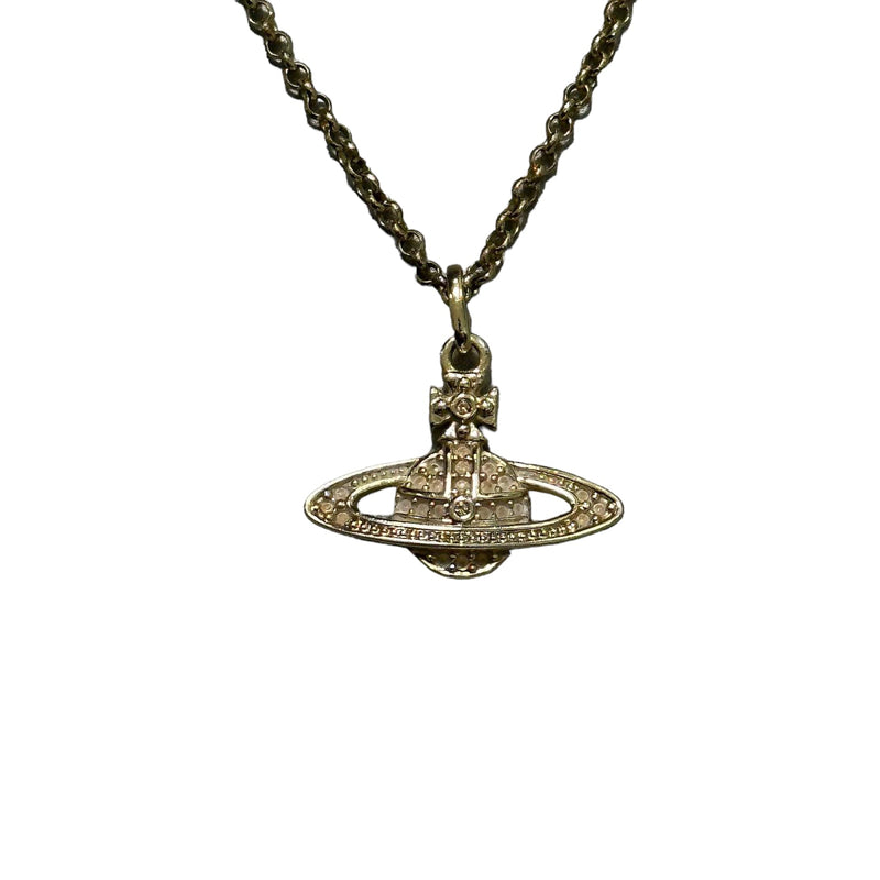 Vivienne Westwood Orb Necklace Gold - vintageconcierge